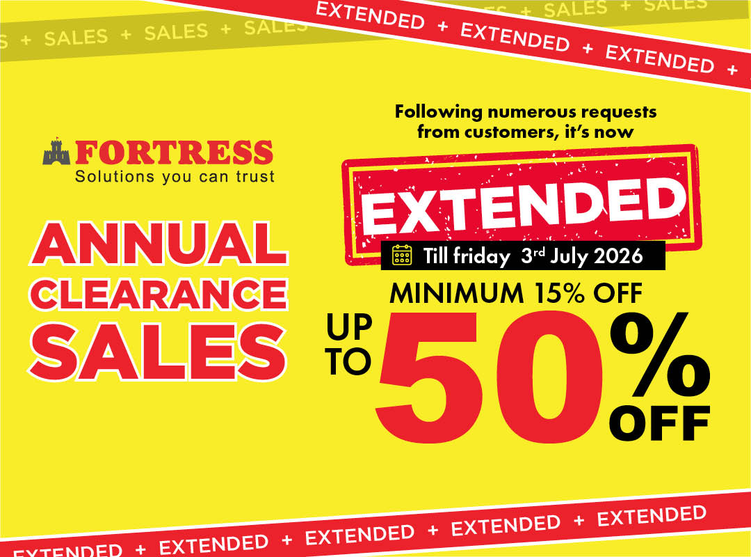 Fortress Annual Clearance Sale